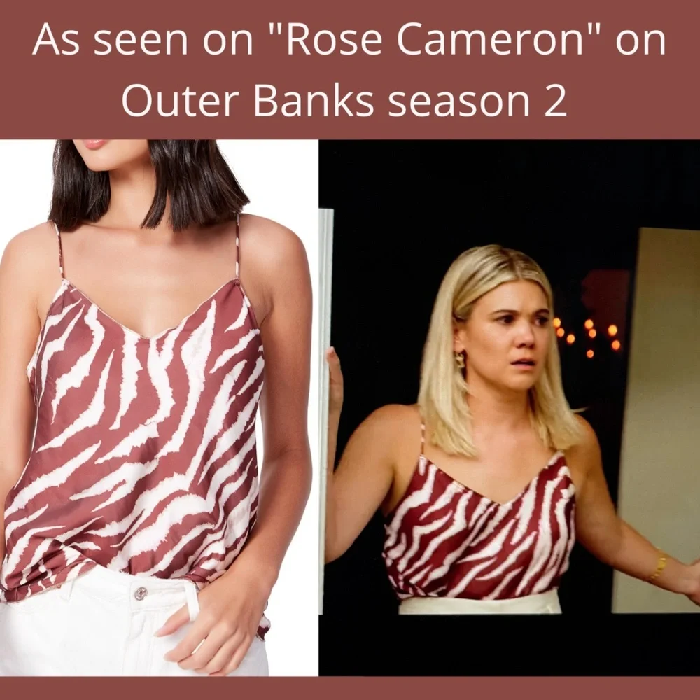 NWT $159 Paige Cicely Metallic Merrow Edge‎ Camisole Tank Top [SZ XS ]